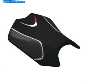 シート Luimoto 9031103シートカバーブラック/シルバー/イタリアの国旗、ライダー Luimoto 9031103 Seat CoverBlack/Silver/Italian Flag, Rider