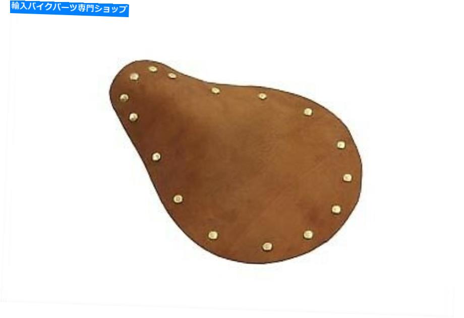 シート 裸の骨ブラウンレザーソロシートフィットハーレー - ダビッドソン Bare Bones Brown Leather Solo Seat fits Harley-Davidson
