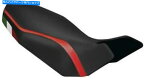 シート Luimoto 1082106チームイタリアライダーシートカバー - CFブラック/レッド/イタリアの国旗 Luimoto 1082106 Team Italia Rider Seat Covers - CF Black/Red/Italian Flag