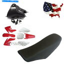 シート ホンダCRF70 Atomik Dirtik Dirt Bike Thumpstaのためのプラスチック製フェンダー+燃料タンク+背の高いシート Plastic Fender + Fuel Tank + Tall Seat for Honda CRF70 Atomik Dirt Bike Thumpsta