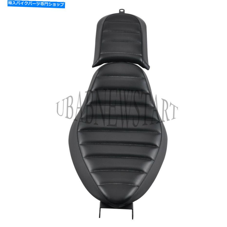 シート ラフクラフト水平方向ストライプドライバー+旅客席1200 883 xl 48 Rough Crafts Horizontal Stripes Driver+Passenger Seat For Harley 1200 883 XL 48