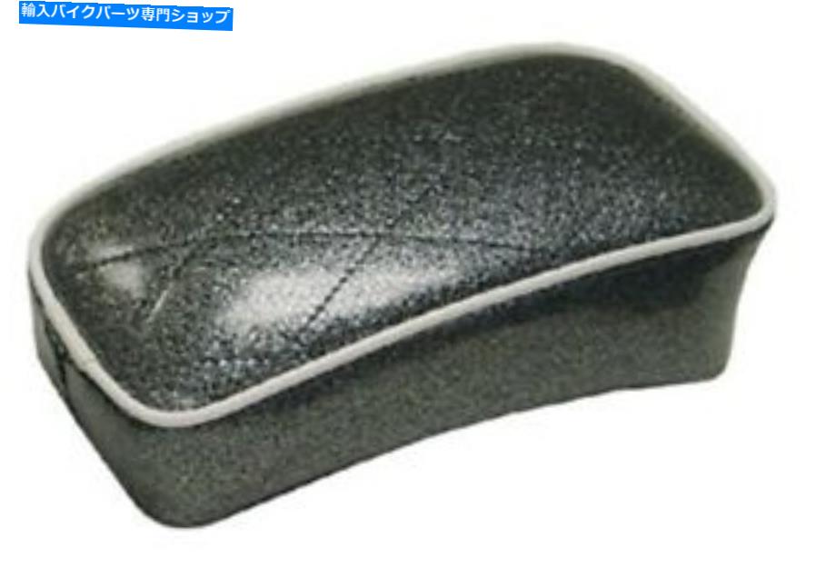 シート ハーレーチャコールメタルフレークリアフェンダー助手席ピリオンパッド27395 Harley Charcoal Metal Flake Rear Fender Passenger Seat Pillion Pad 27395