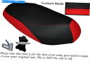 シート ブラック＆レッドカスタムフィットYamaha XC 125デュアルレザーシートカバーのみ BLACK & RED CUSTOM FITS YAMAHA XC 125 DUAL LEATHER SEAT COVER ONLY