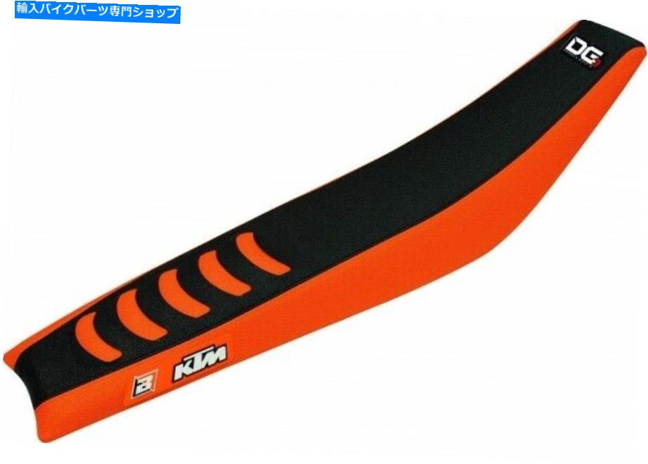 シート ブラック/オレンジDG3グリッパーシートカバーフィットKTM 250 SX-F 2019 2020 Black/Orange DG3 Gripper Seat Cover Fits KTM 250 SX-F 2019 2020