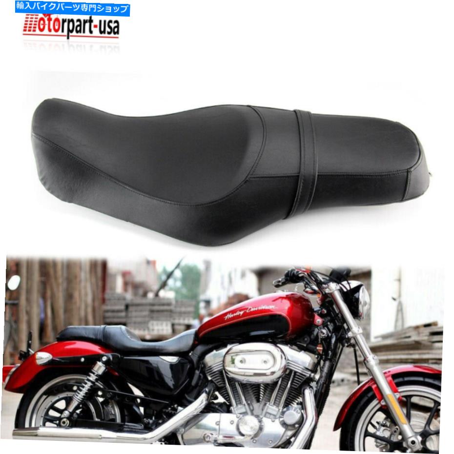シート ドライバーライダー旅客2-upシートサドルのためのサドルXL 883 1200 48 72 Driver Rider Passenger 2-Up Seat Saddle for Harley Sportster XL 883 1200 48 72