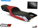 シート ヤマハFZ6シートカバー2004-2006 2007 2008ルイモトフロントブラックレッドカーボンファイバー Yamaha FZ6 Seat Cove...