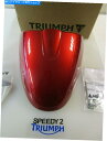 シート Triumph Street Twin BulletシートカウルクランベリーレッドA9708335 CX TRIUMPH STREET TWIN BULLET SEAT COWL CRANBERRY RED A9708335 CX