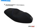 シート Aprilia Atlantic 300 2010-2012 Motok Seat Coverブラックカラー - ブルーステッチ Aprilia Atl...
