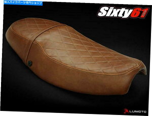 シート 凱旋門2004-2011 2012 2013 2014 2015 2014 2015 2015 Luimoto Brown Vintage Triumph Thruxton Seat Cover 2004-2011 2012 2013 2014 2015 Luimoto Brown Vintage