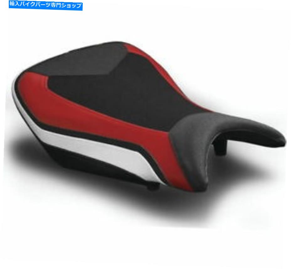 シート LuimotoシートカバーBMWブラック/レッド/ホワイトライダー8071102 Luimoto Seat Covers for BMW Black/Red/White Rider 8071102