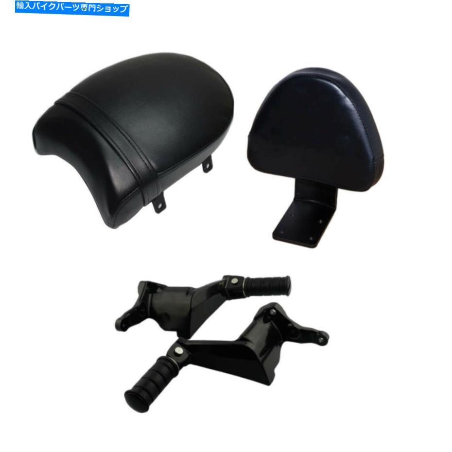 シート 背もたれ後部乗客ピリオンパッドシート4勝利ハイボールラスベガスキングピンジャッジ Backrest Rear Passenger Pillion Pad Seat 4 Victory High Ball Vegas Kingpin Judge