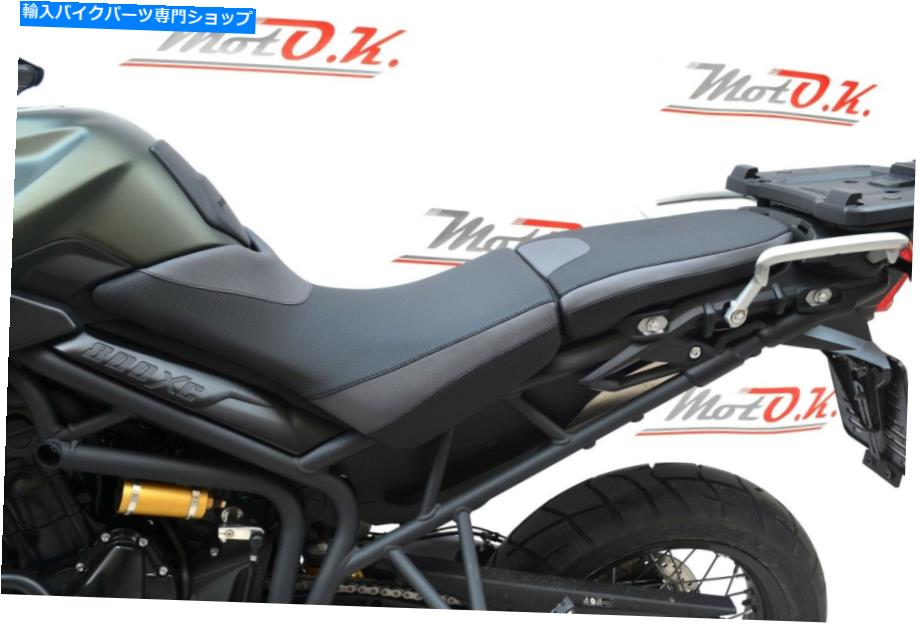 シート Motok Seet Cover D482アンチスリップ1を勝利する唯一のTriuph Tiger 800 2010-2014 Triumph Tiger 800 2010-2014 MotoK Seat Cover D482 ANTI SLIP 1