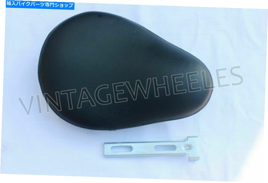 シート ハーレーダビッドソンスポーツ版オートバイのためのブラックレザーソロシート Black Leather Solo Seat For Harley Davidson Sport Edition Motorcycles