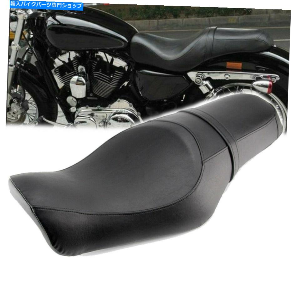 シート 2 UPレザードライバー＆旅客シートハーレースポーツスターXL 883 1200 72 2010-2016 2 Up Leather Driver & Passenger Seat Harley Sportster XL 883 1200 72 2010-2016