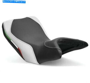 シート Luimoto Ducatiチームイタリアライダーシートカバーブラック/ホワイト/イタリアの国旗1211103 Luimoto Ducati Team Italia Rider Seat Cover Black/White/Italian Flag 1211103