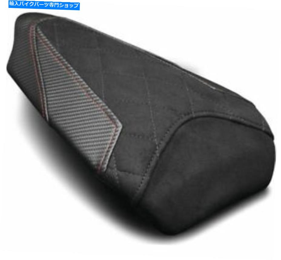 シート ドゥカティブラック/レッドダイヤモンド旅客1302202用ルイモトシートカバー Luimoto Seat Covers for Ducati Black/Red Diamond Passenger 1302202
