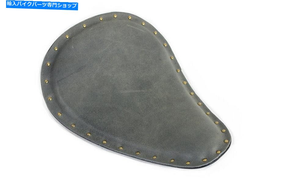 シート ブラックリアルレザーボベルソロシートフィットハーレー - ダビッドソン Black Real Leather Bobber Solo Seat fits Harley-Davidson