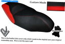 シート レッド&ブラックカスタムフィットGilera Nexus 125 300 500デュアルレザーシートカバー RED & BLACK CUSTOM FIT...