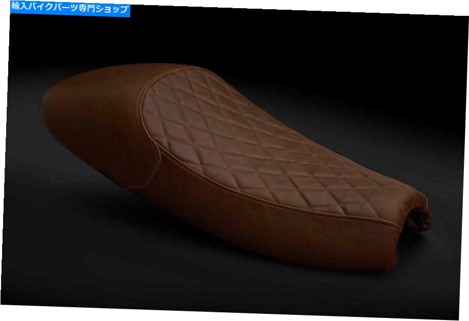 シート 勝利のためのルイモトビンテージダイヤモンドシートカバー2004-15 - スロシートのみ - Luimoto Vintage Diamond Seat Cover For Triumph Thruxton 2004-15 -Solo Seat Only-