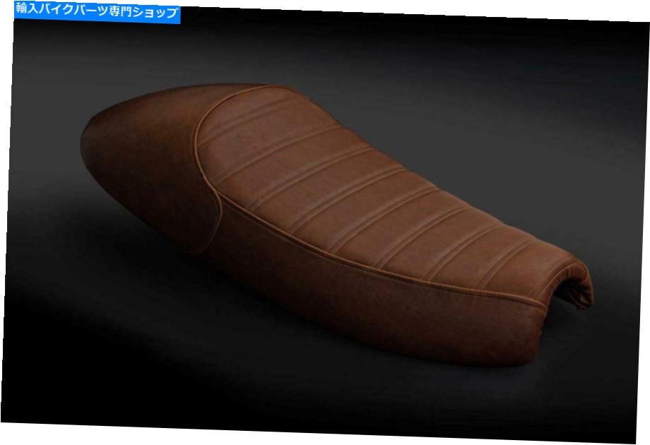 シート 凱旋門のためのLuimotoヴィンテージのリブシートカバー2004-2015ソロシートのみ - Luimoto Vintage Ribbed Seat Cover For Triumph Thruxton 2004-2015 Solo Seat Only-