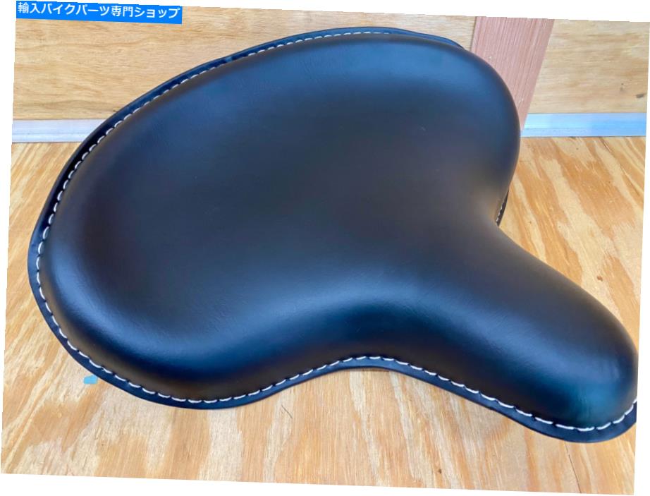 シート 52004-25ブラックハーリーフラットヘッドパンヘッドWlaソロシートビンテージ初期スタイル＃143 52004-25 Black Harley Flathead Panhead WLA Solo Seat Vintage Early Style #143