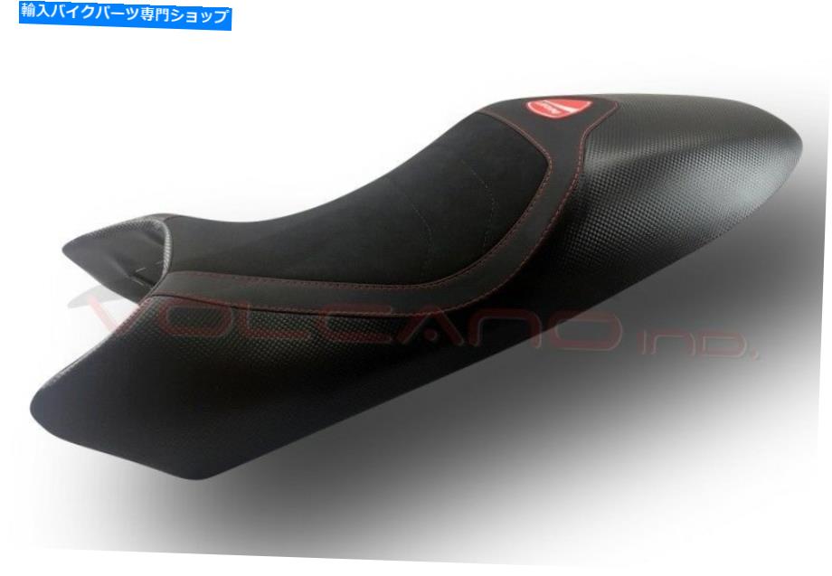 シート DUCATI MONSTER 1994 -2007セラ火山デザインシートカバーアンチスリップブラックDロゴ Ducati Monster 1994 -2007 Sella Volcano design Seat cover Anti slip black D Logo