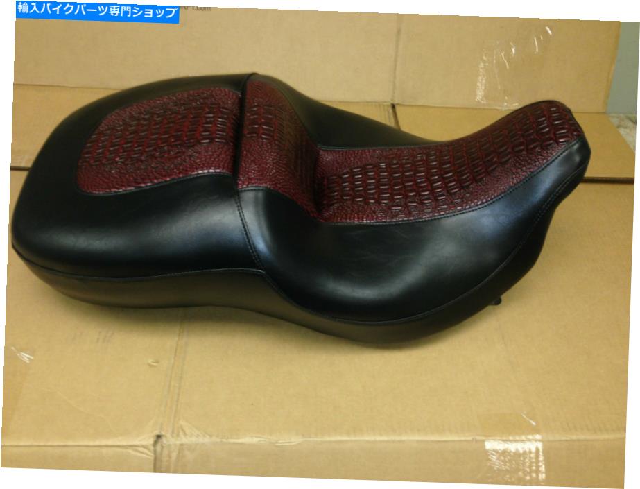 シート 2008-13ハーレーダビッドソンエレクトラグライドウルトラ交換用シートカスタムカラー 2008-13 Harley Davidson Electra Glide Ultra replacement seat cover custom colors