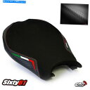 シート DUCATI 848 1098 1198シートカバー赤ステッチ2008-2011 2012 2013ルイモトスエード Ducati 848 1098 1198 Seat Cover Red Stitch 2008-2011 2012 2013 Luimoto Suede