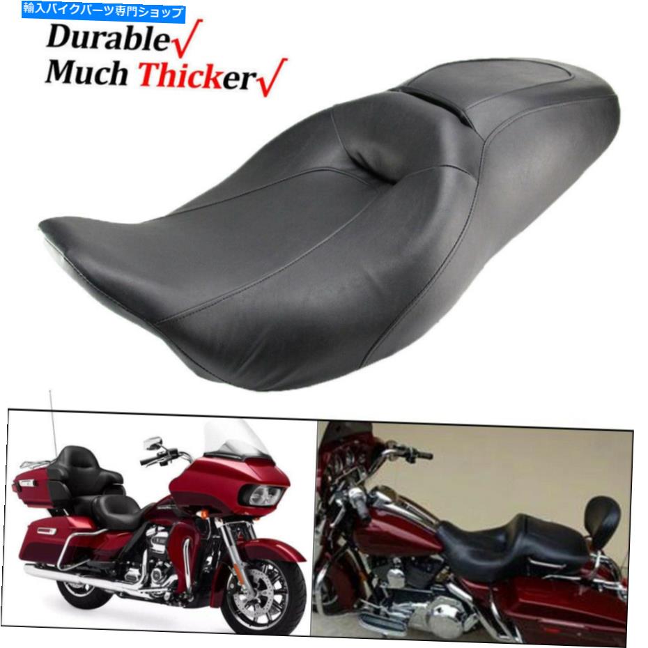 シート ハーレーツーリングロードキングストリートグライドFLHR FLHX 08-21 Driver Passenger Seat For Harley Touring Road King Street Glide FLHR FLHX 08-21