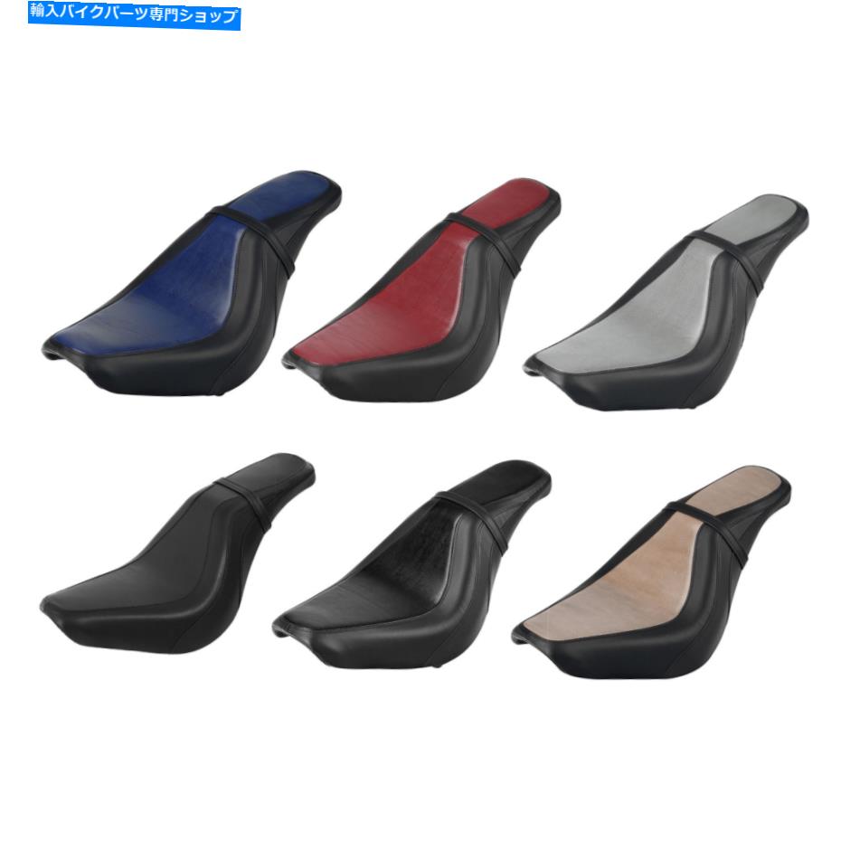 シート ハーレーストリートボブソフトスタンダードFXST 18-21 20のためのドライバー＆旅客シートフィット Driver & Passenger Seat Fit For Harley Street Bob Softail Standard FXST 18-21 20