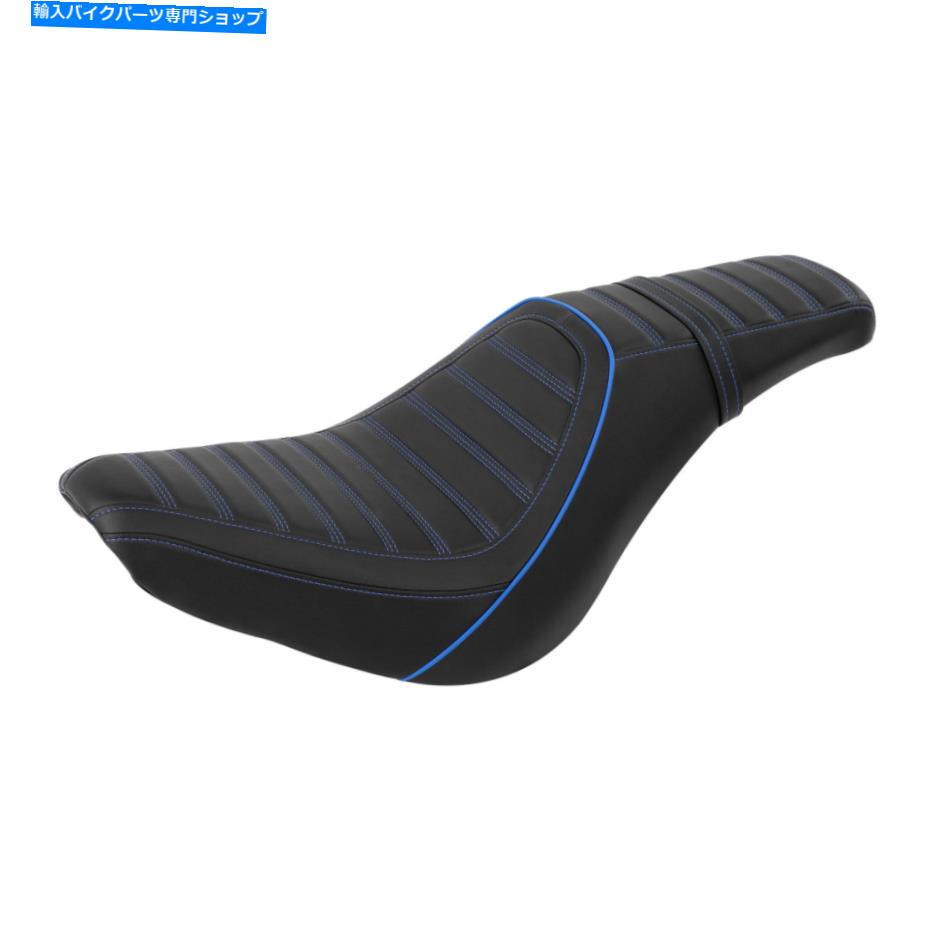 シート ブラックドライバーの助手席座席フィットハーレーソフトスリムフロッズ2018-2021 2019 2020 Black Driver Passenger Seat Fit For Harley Softail Slim FLSL 2018-2021 2019 2020