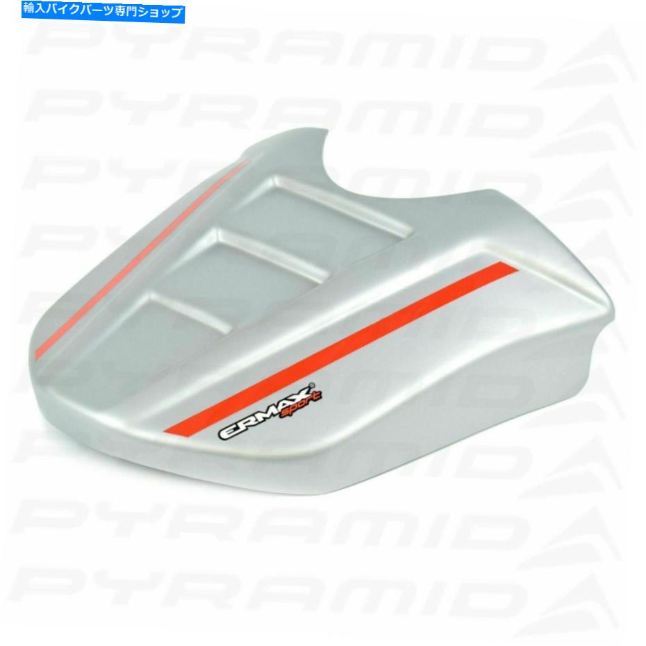 シート Ermax Ice Fluo Grey / Red Stripe Solo Seat Cowl Yamaha MT10 FZ10 19-20 8502FI132 ERMAX ICE FLUO GREY / RED STRIPE SOLO SEAT COWL YAMAHA MT10 FZ10 19-20 8502FI132