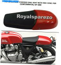 シート ロイヤルエンフィールドコンチネンタルGT 650&インターセプター650ツーリングデュアルシート&レッドカウル Royal Enfield Contin...