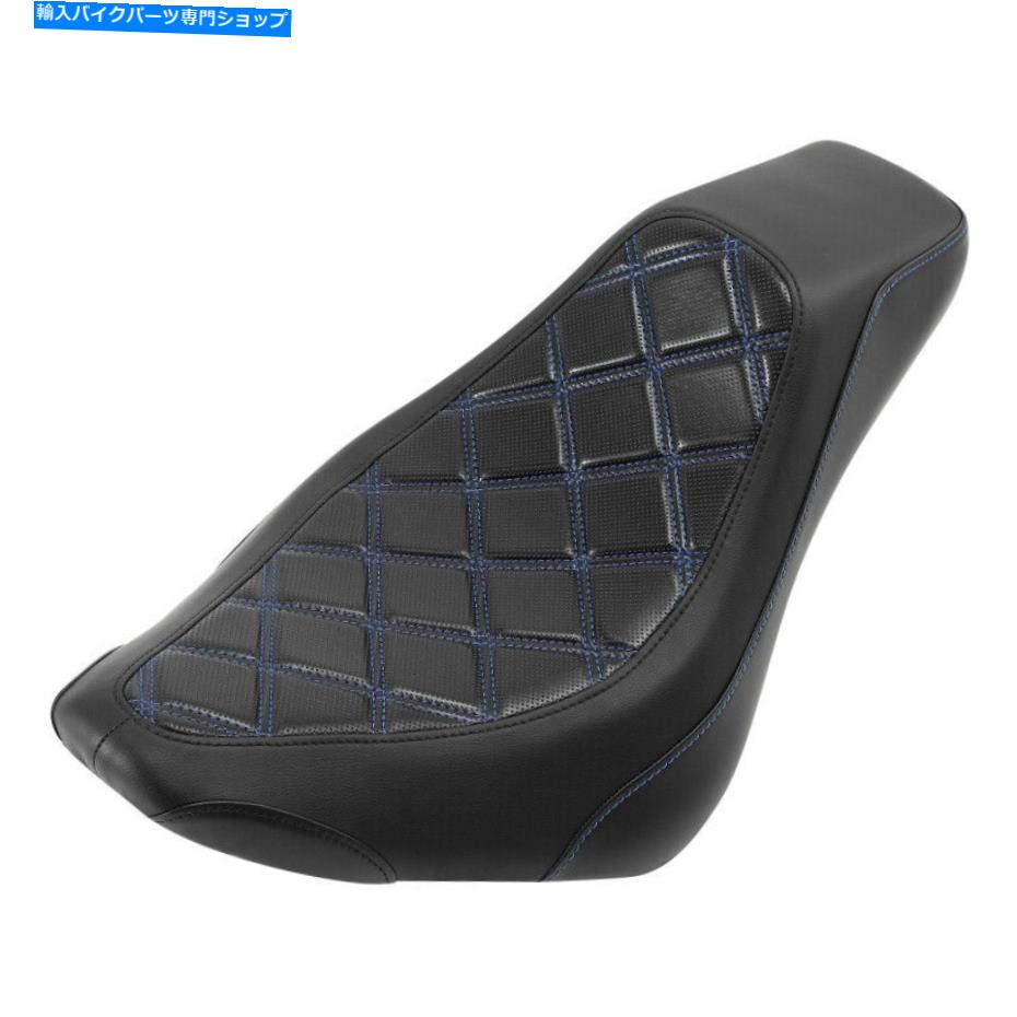 シート ハーレーソフトスリムストリートボブデラックス2018-2021 2020 19 Solo Driver Seat Fit For Harley Softail Slim Street Bob Deluxe 2018-2021 2020 19