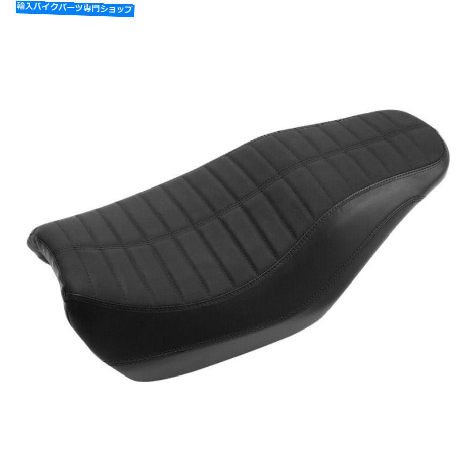シート Harley Street 500 750 XG500 15-21 18 Black Driver Rider & Passenger Seat Fit For Harley Street 500 750 XG500 15-21 18