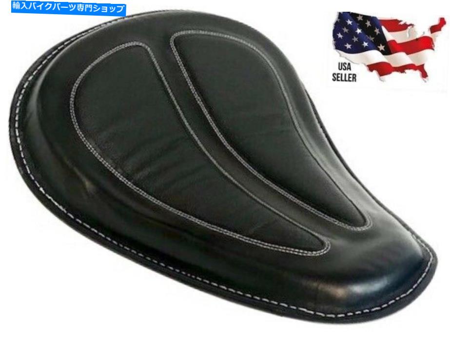 シート ハーレーダビッドソンブラックレザーソロスプリングサドルシートパンスポーツスターXL 52000279 Harley Davidson Black Leather Solo Spring Saddle Seat Pan Sportster XL 52000279