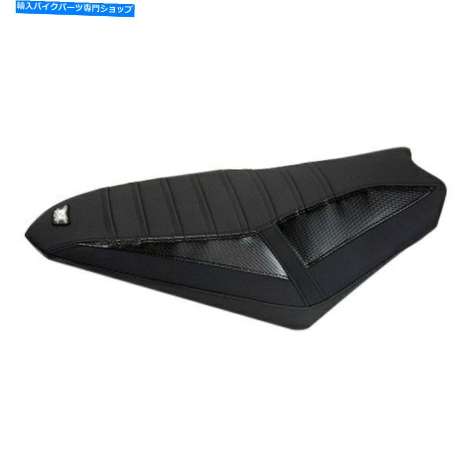  Polaris Rush 600 2015-2019 RSIץ꡼ĥ֥åȥåץȥС For Polaris Rush 600 2015-2019 RSI Pleated Black Top Seat Cover