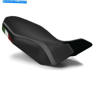 シート Luimoto Ducatiチームイタリアライダーシートカバーブラック/イタリアの国旗1082105 Luimoto Ducati Team Italia Rider Seat Cover Black/Italian Flag 1082105