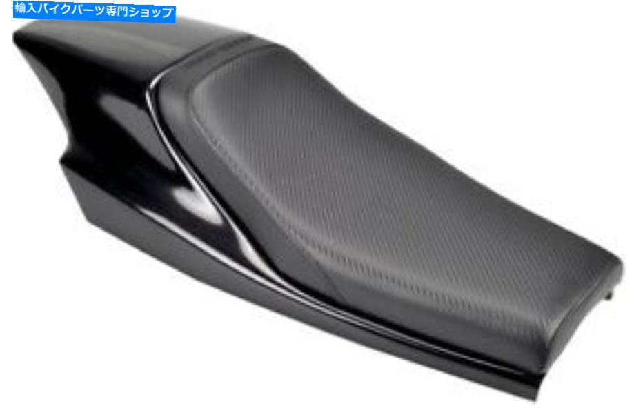 シート サドルメンカーボンファイバービンテージシート - Z4210 Saddlemen Carbon Fiber Vintage Seat - Z4210