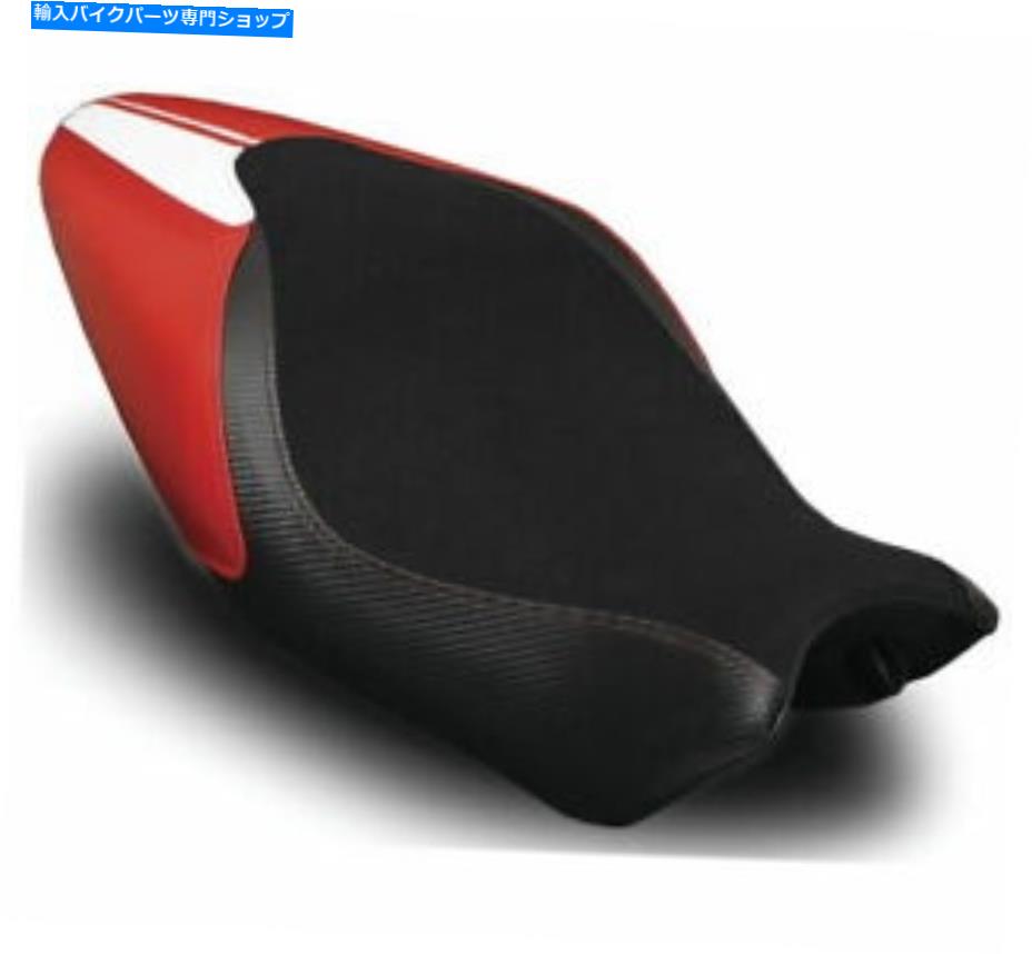 シート Ducati Stripeライダーブラック/レッド1284101 Luimotoシートカバー Luimoto Seat Cover for Ducati Stripe Rider Black/Red 1284101 See List