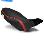 シート Luimoto Ducatiチームイタリアライダーシートカバーブラック/レッド/イタリアの国旗1082106 Luimoto Ducati Team Italia Rider Seat Cover Black/Red/Italian Flag 1082106