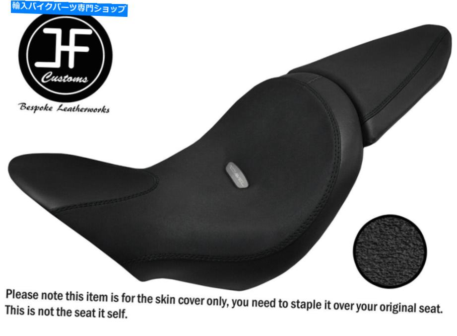 シート ドゥカティX Diavel 1260 16-19フロントリアシートカバー用グリップ＆ブラックビニールカスタム GRIP & BLACK VINYL CUSTOM FOR DUCATI X DIAVEL 1260 16-19 FRONT REAR SEAT COVERS