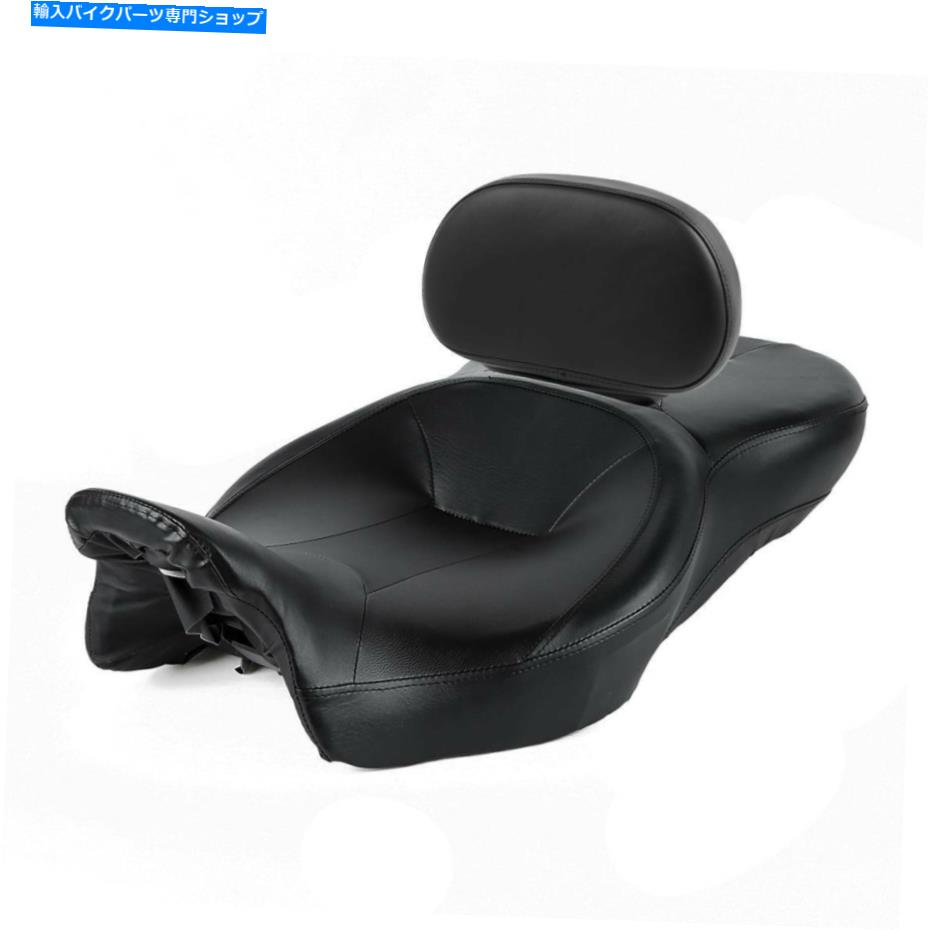 シート ハーレーツーリングロードグライド2009-2020のための運転席旅客シートライダー背もたれのパッド Driver Passenger Seat Rider Backrest Pad For Harley Touring Road Glide 2009-2020