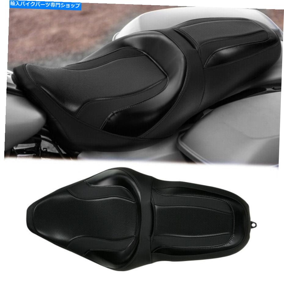 シート ハーレーツーリングCVO Roadキングストリートグライド09-21のための運転席旅客座席フィット Driver Passenger Seat Fit For Harley Touring CVO Road King Street Glide 09-21