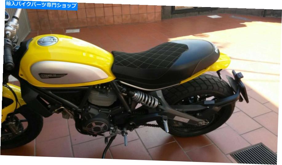 シート Ducati Scrambler 800 Tappezzeria Italiaシートカバーカスタムメイド For Ducati Scrambler 800 Tappezzeria Italia Seat Cover Custom Made
