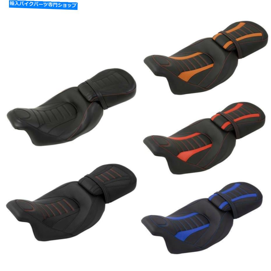 シート ハーレーロードストリートグライド09-20 18のための5つのスタイルドライバー旅客ピリオンシートフィット 5 Styles Driver Passenger Pillion Seat Fit For Harley Road Street Glide 09-20 18