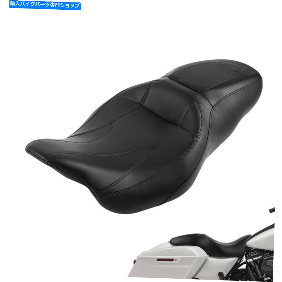シート 運転席のための運転席座席フィットのためのハーレーツーリングロードキングエレクトラグライド09-21 17 17 Driver Passenger Seat Fit For Harley Touring Road King Electra Glide 09-21 17 18