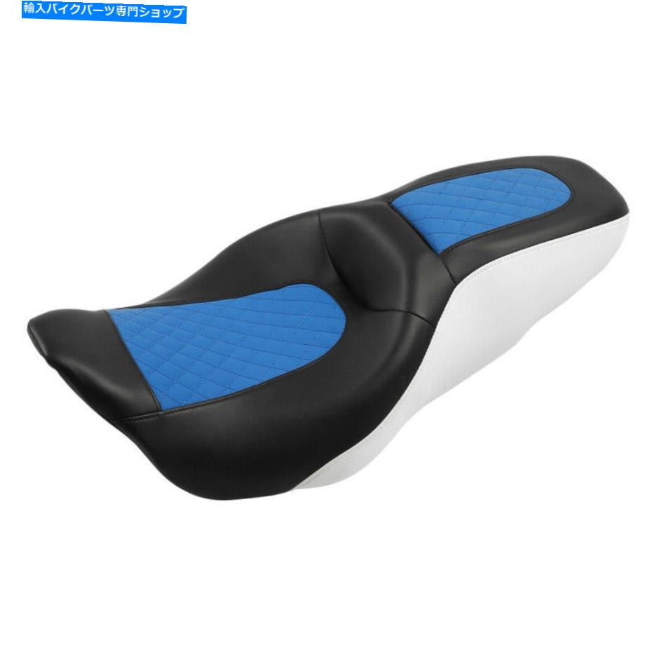 シート ドライバー＆旅客席フィットハーレーツーリングロードストリートグライド2009-2021 2019 Driver & Passenger Seat Fit For Harley Touring Road Street Glide 2009-2021 2019
