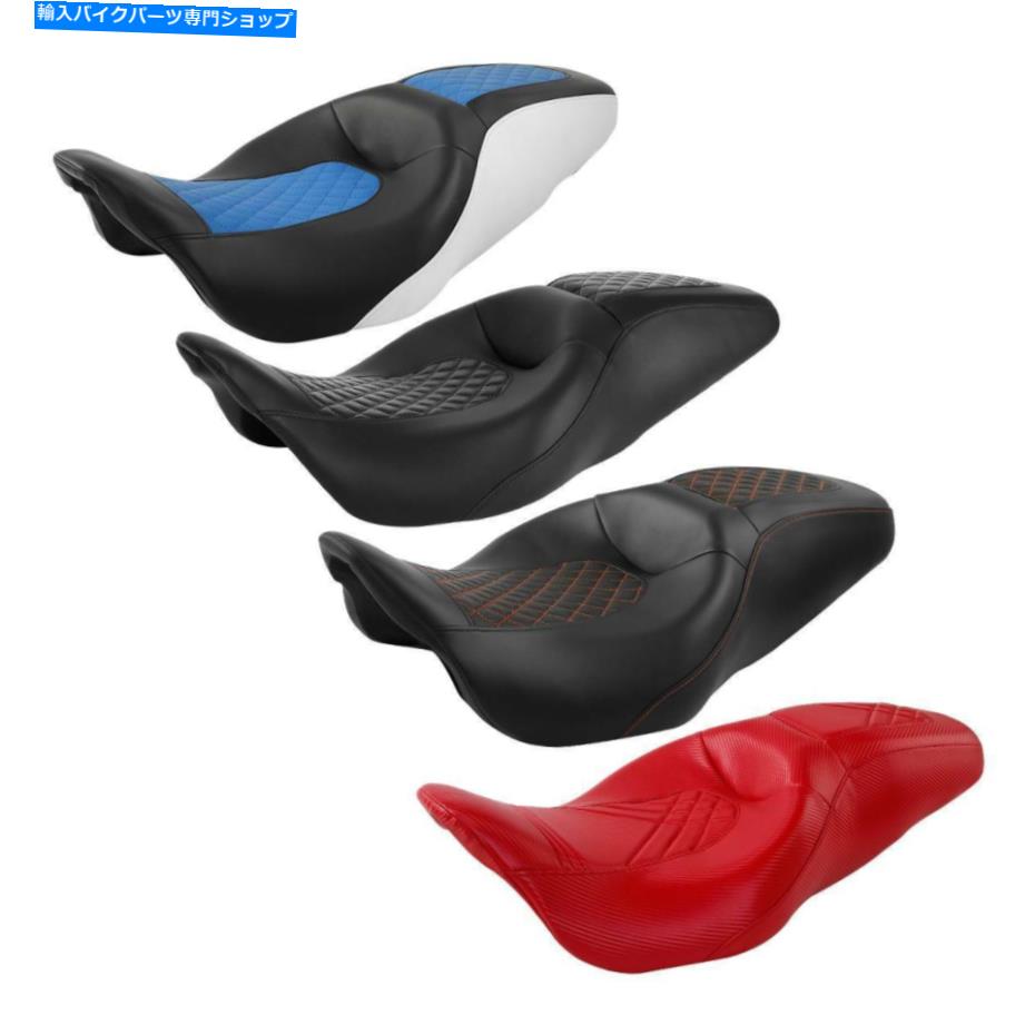 シート ハーレーツーリングTriord Electra Glide 2009-2021のためのドライバー＆旅客席フィット Driver & Passenger Seat Fit For Harley Touring Tri Road Electra Glide 2009-2021
