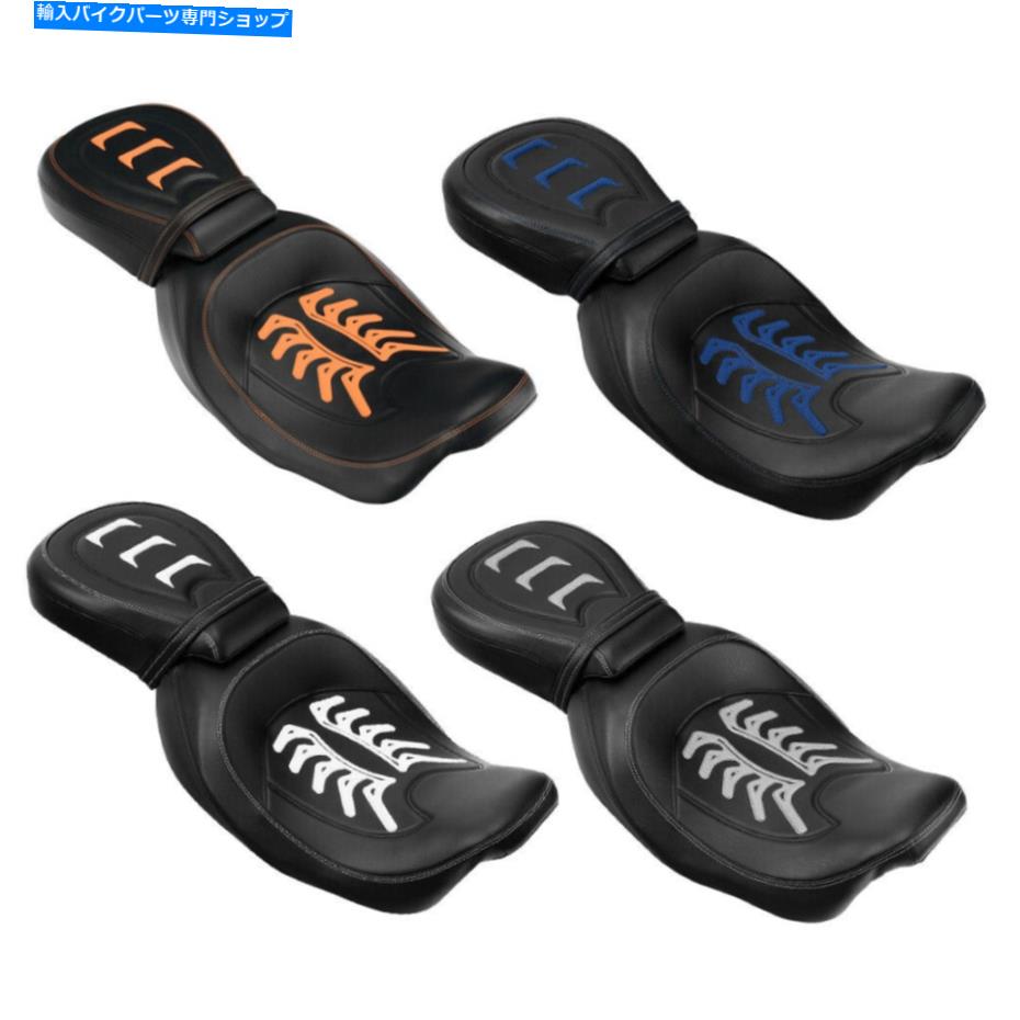シート ドライバー＆旅客席フィットハーレートゥーリングストリートグライドCVO FLHX 2009-2021 Driver & Passenger Seat Fit For Harley Touring Street Glide CVO FLHX 2009-2021